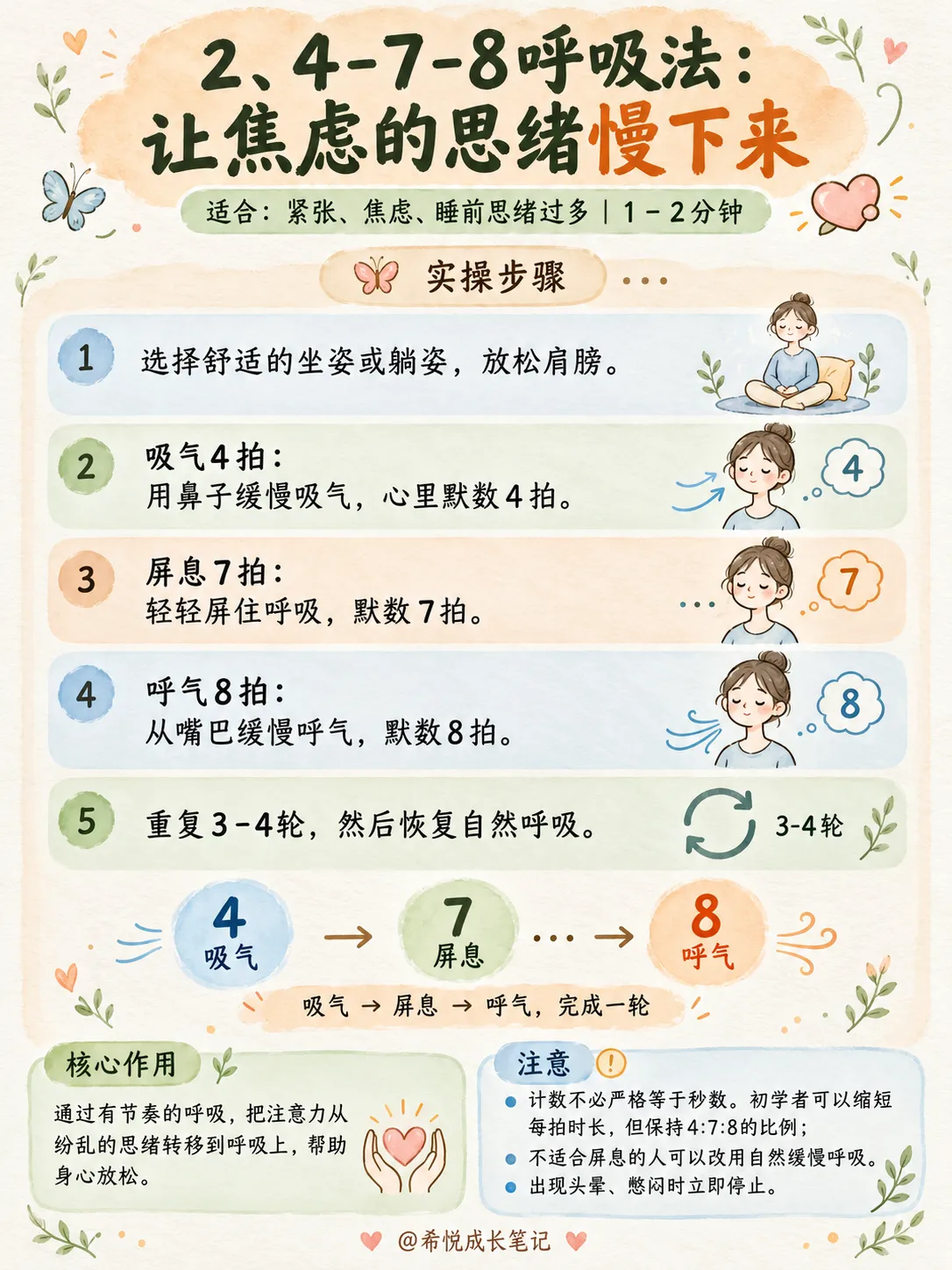 10个自我疗愈小练习，做情绪稳定的大人