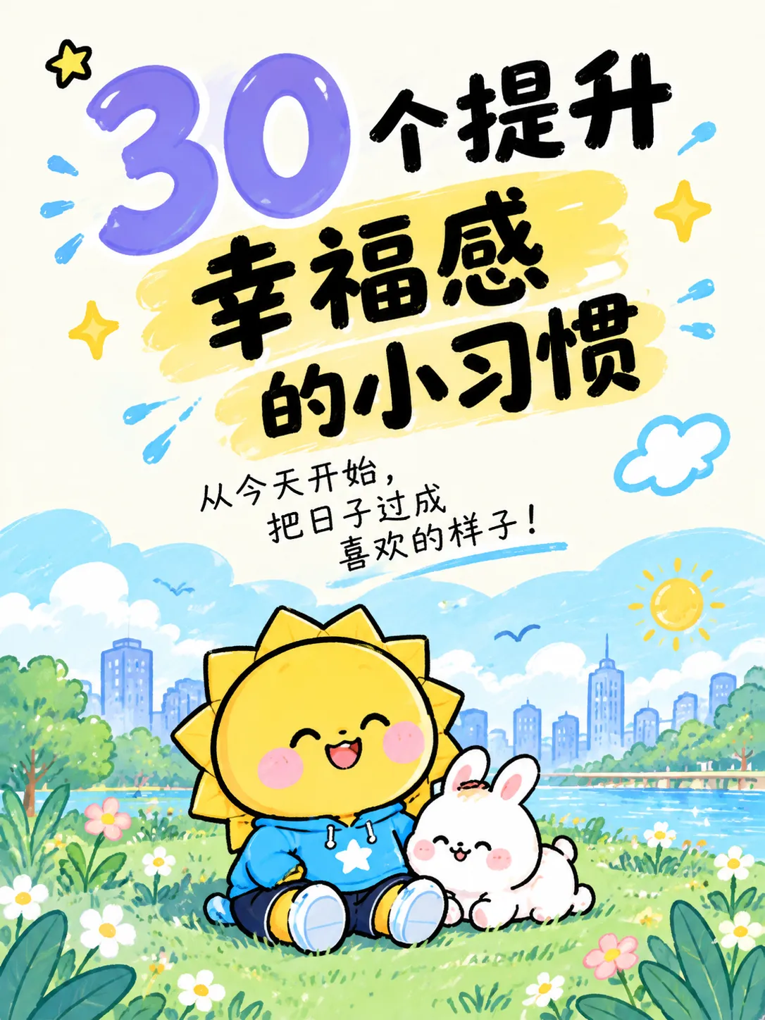 生活不必太用力！30个让自己开心的小习惯