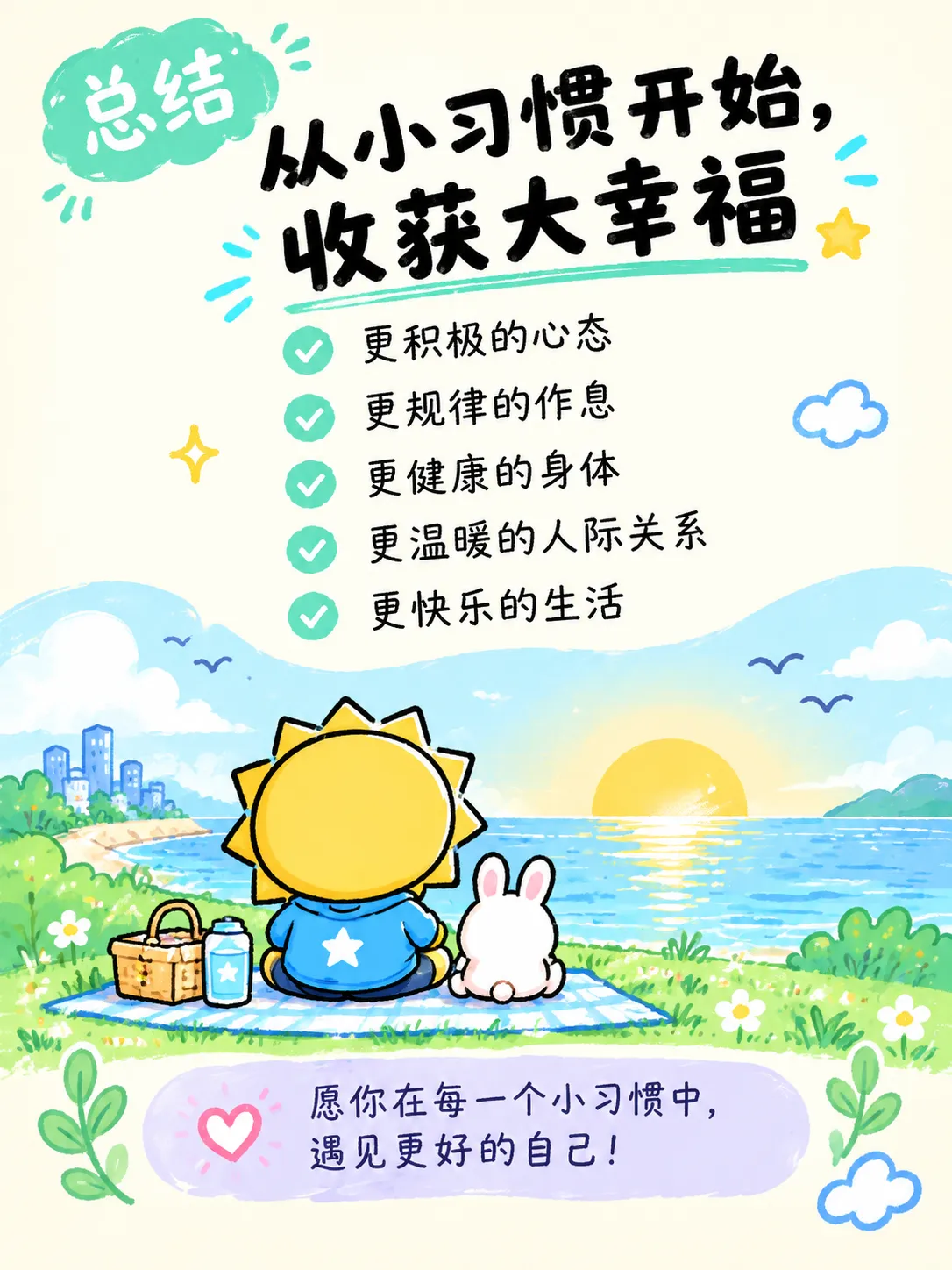 生活不必太用力！30个让自己开心的小习惯