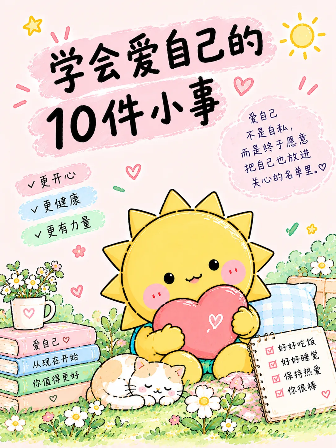 🌷 学会爱自己的10件小事