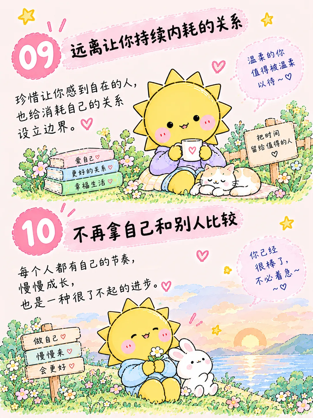 🌷 学会爱自己的10件小事