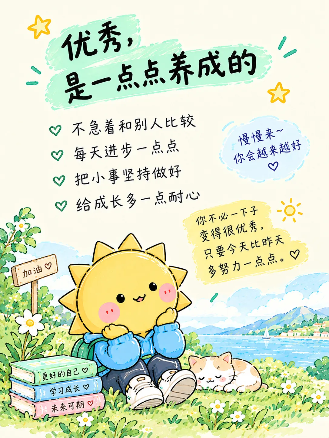 从今天开始,让自己一点点变优秀🌱