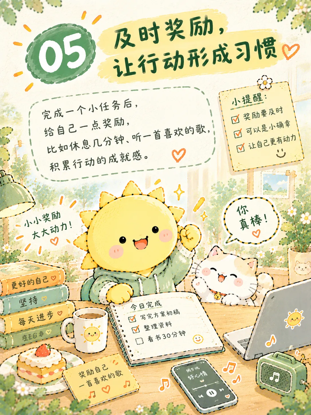 告别拖延的5个行动技巧☀️