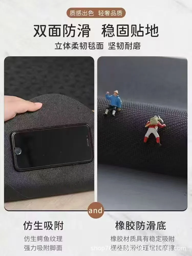 硅藻泥红色春节地垫马年2026入户门垫大门口脚垫吸水防滑硅胶地垫