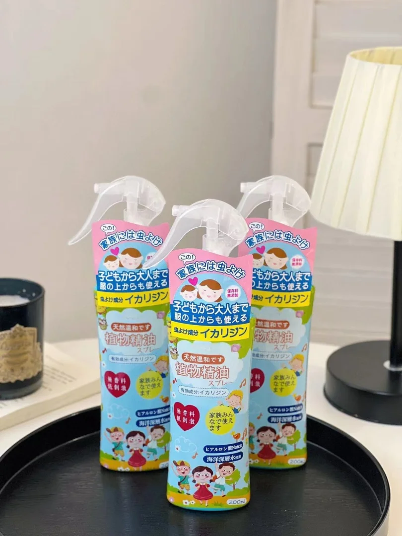 日本香料驱蚊液喷雾儿童婴幼儿宝宝户外便携防蚊虫叮咬止痒花露水