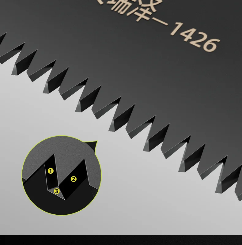 艾瑞泽折叠锯锰钢锯子锋利耐磨便携式木工专用手锯家用跨境代发