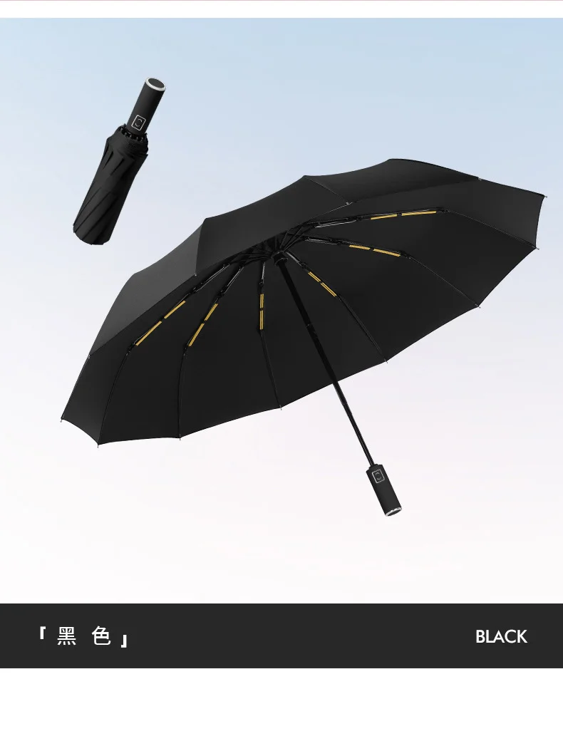 144骨全自动雨伞女防晒男加大加固加厚紫外线遮太阳定印刷logo制
