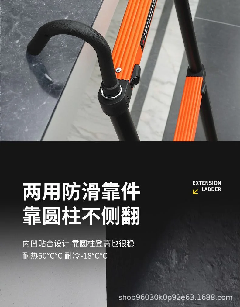 铝合金梯子直梯家用伸缩梯 多功能关节人字梯工程铝梯折叠梯直梯