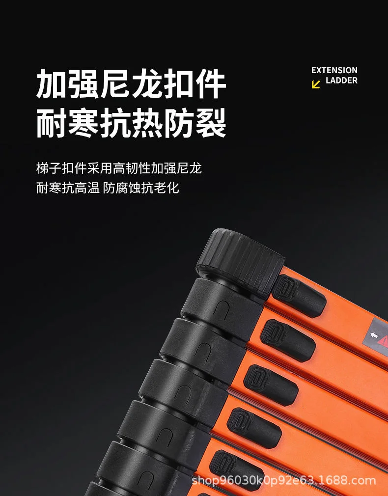 铝合金梯子直梯家用伸缩梯 多功能关节人字梯工程铝梯折叠梯直梯