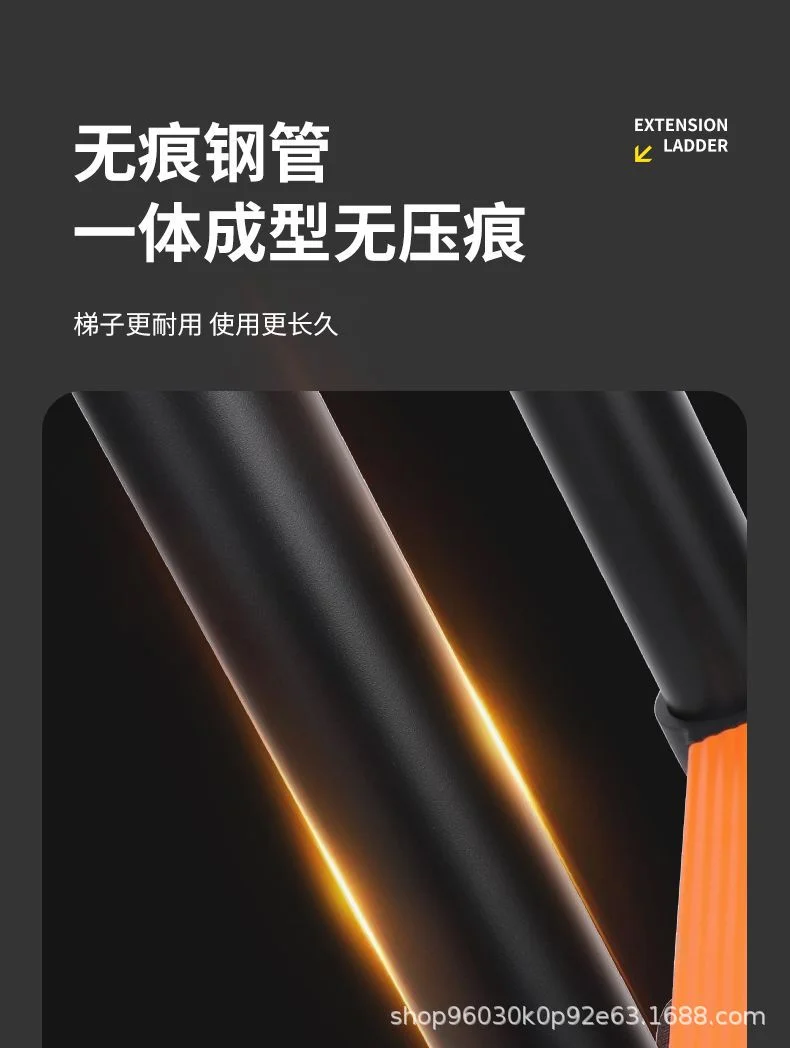 铝合金梯子直梯家用伸缩梯 多功能关节人字梯工程铝梯折叠梯直梯
