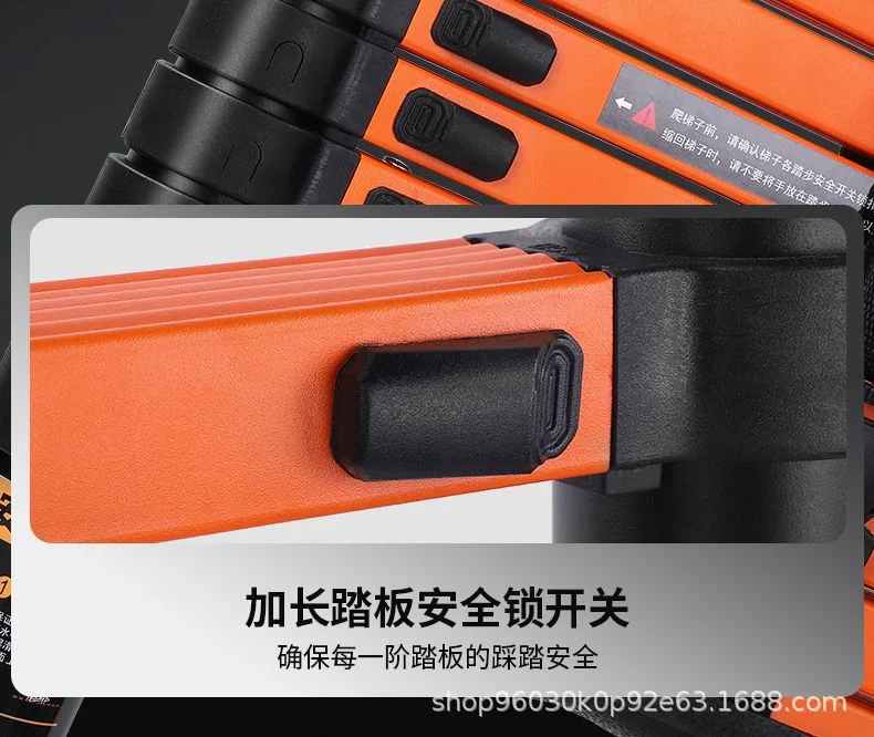 铝合金梯子直梯家用伸缩梯 多功能关节人字梯工程铝梯折叠梯直梯