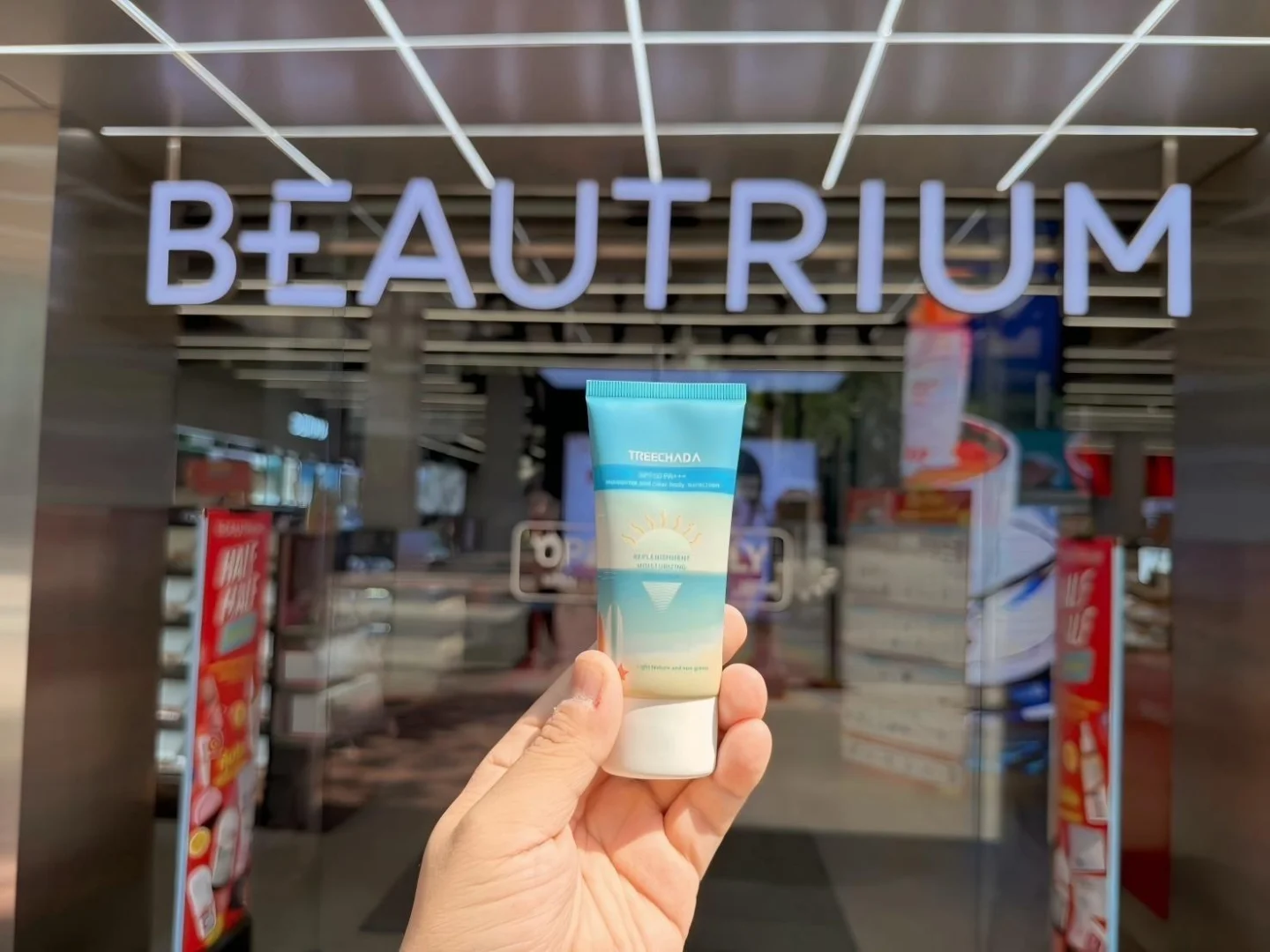 TREECHADA泰国防晒霜美白防紫外线全身通用清爽男女面部夏季面部