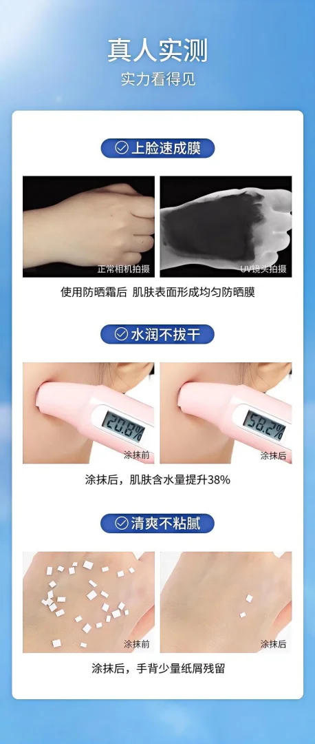 TREECHADA泰国防晒霜美白防紫外线全身通用清爽男女面部夏季面部