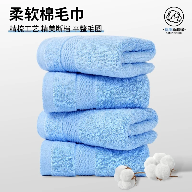 毛巾家用全棉成人柔软吸水洗脸纯棉面巾单条装-沐光橙香