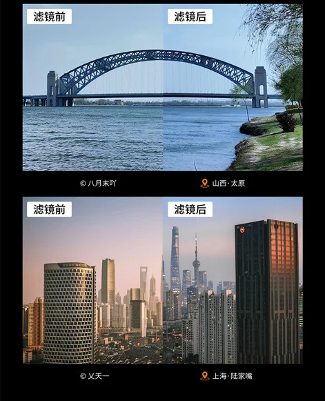 磁吸偏振镜镜头手机摄影拍照专用消除反光高清滤镜偏光镜辅助神器